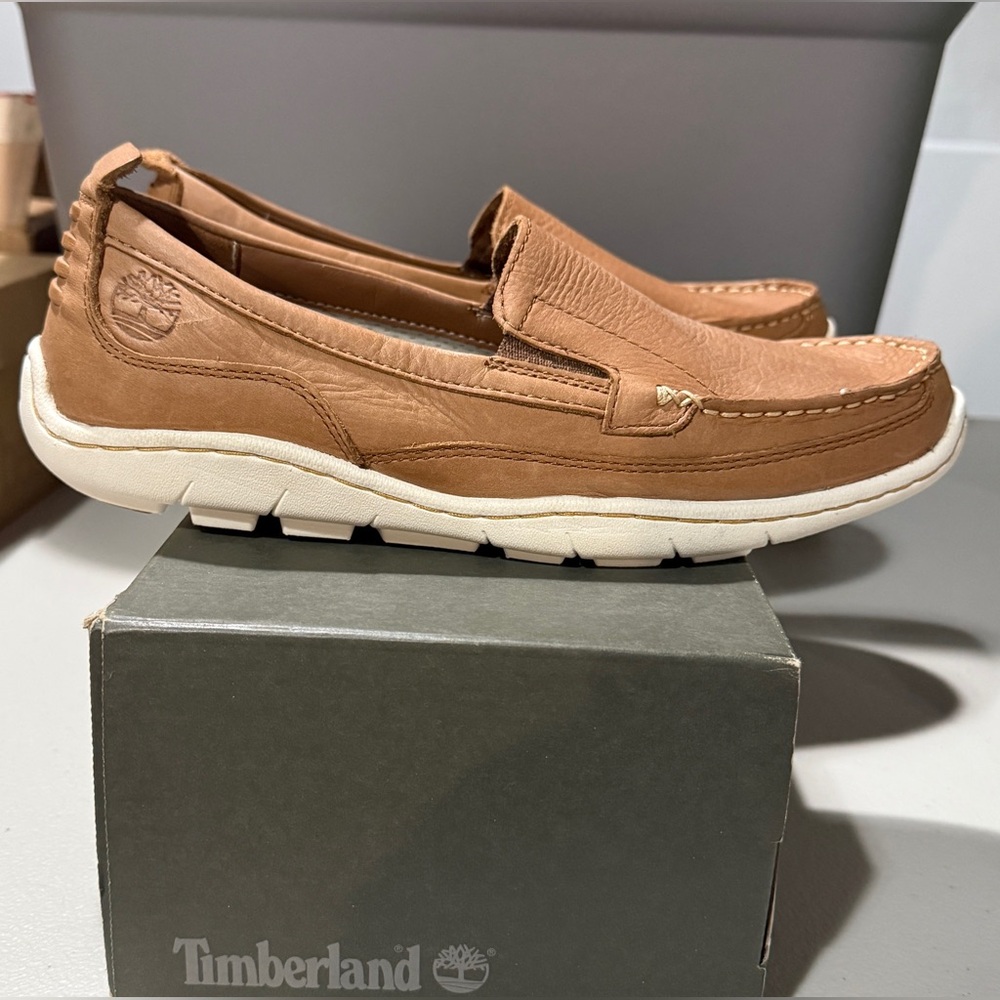 Timberland Sandspoint Venetian Mens Slip On Boat Shoe Size 8